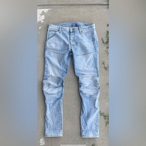 G-Star 5620 3D Slim Light Blue Washed Jeans
